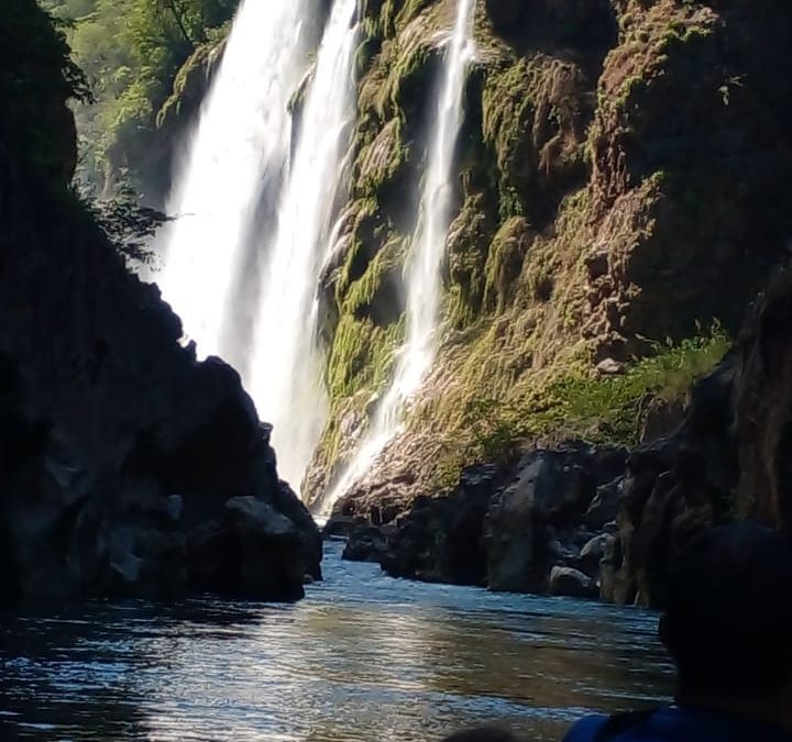 CON APOYO DEL ESTADO, REGRESA CAUDAL A LA CASCADA DE TAMUL.
