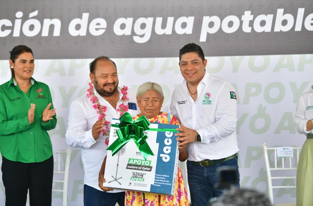 GOBIERNO ESTATAL HA ENTREGADO VENTILADORES EN 100 COMUNIDADES