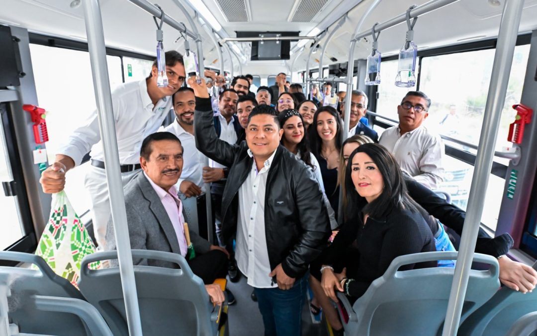 SAN LUIS POTOSÍ TIENE TRANSPORTE DE PRIMER NIVEL CON METRORED, Y VAMOS POR MÁS: RICARDO GALLARDO