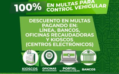 ÚLTIMOS DÍAS CON DESCUENTOS EN MULTAS DE CONTROL VEHICULAR