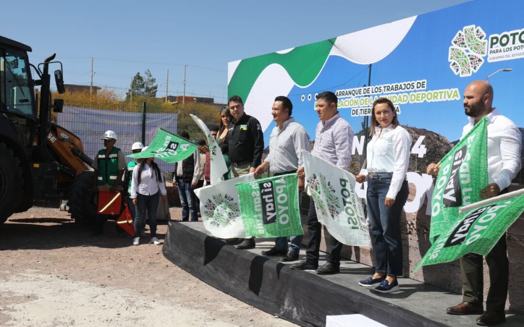 RICARDO GALLARDO RESCATA UNIDAD DEPORTIVA EN TIERRANUEVA