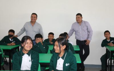 RICARDO GALLARDO ENTREGA DOS NUEVAS ESCUELAS EN TIERRANUEVA