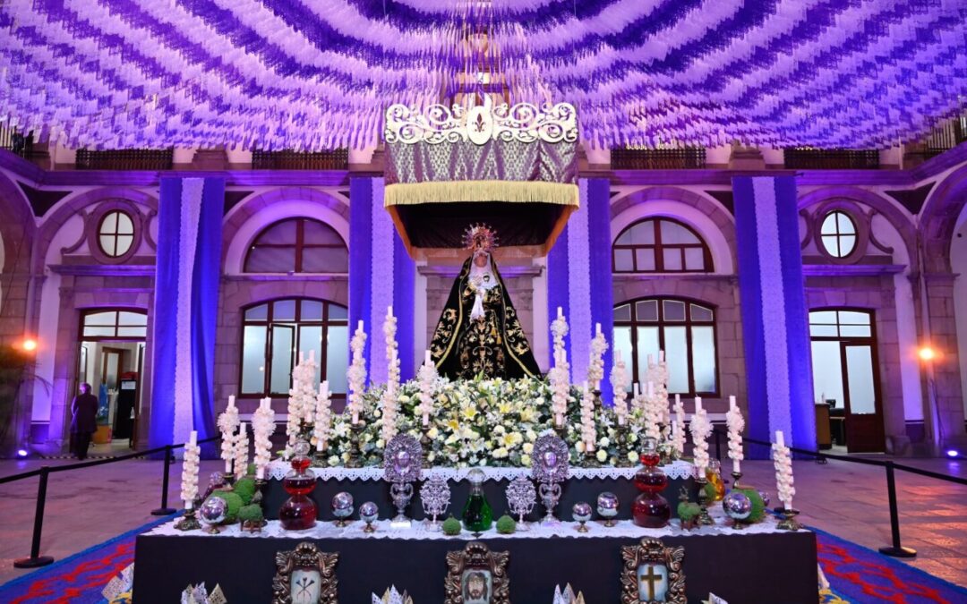 INAUGURAN EN PALACIO DE GOBIERNO MONUMENTAL ALTAR DE DOLORES