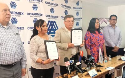 CEEPAC y COPARMEX firman convenio para Proceso Electoral 2024