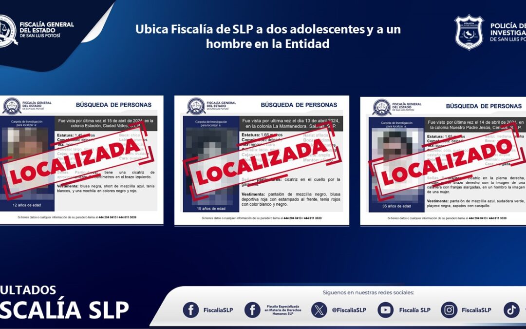 LOCALIZA FISCALÍA POTOSINA A NIÑA DE 12 AÑOS EN CIUDAD VALLES