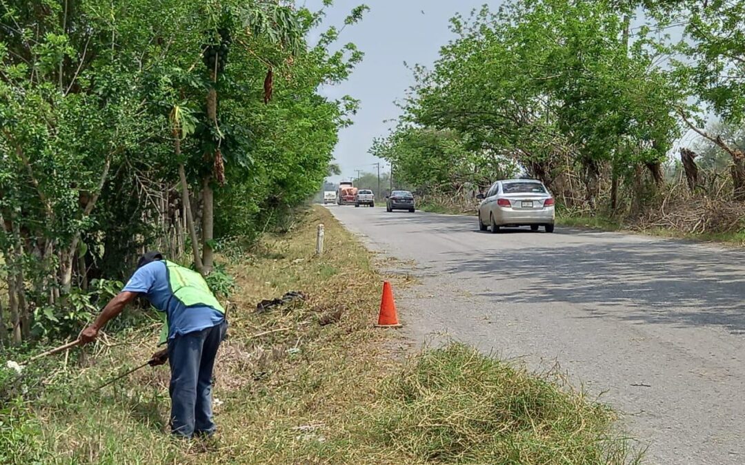 INTERVIENEN CAMINO A SANTA MARÍA PICULA EN TAMAZUNCHALE