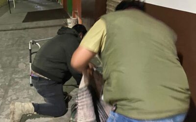POR LAS BAJAS TEMPERATURAS PROTECCIÓN CIVIL ATIENDE A PERSONA EN SITUACIÓN DE CALLE