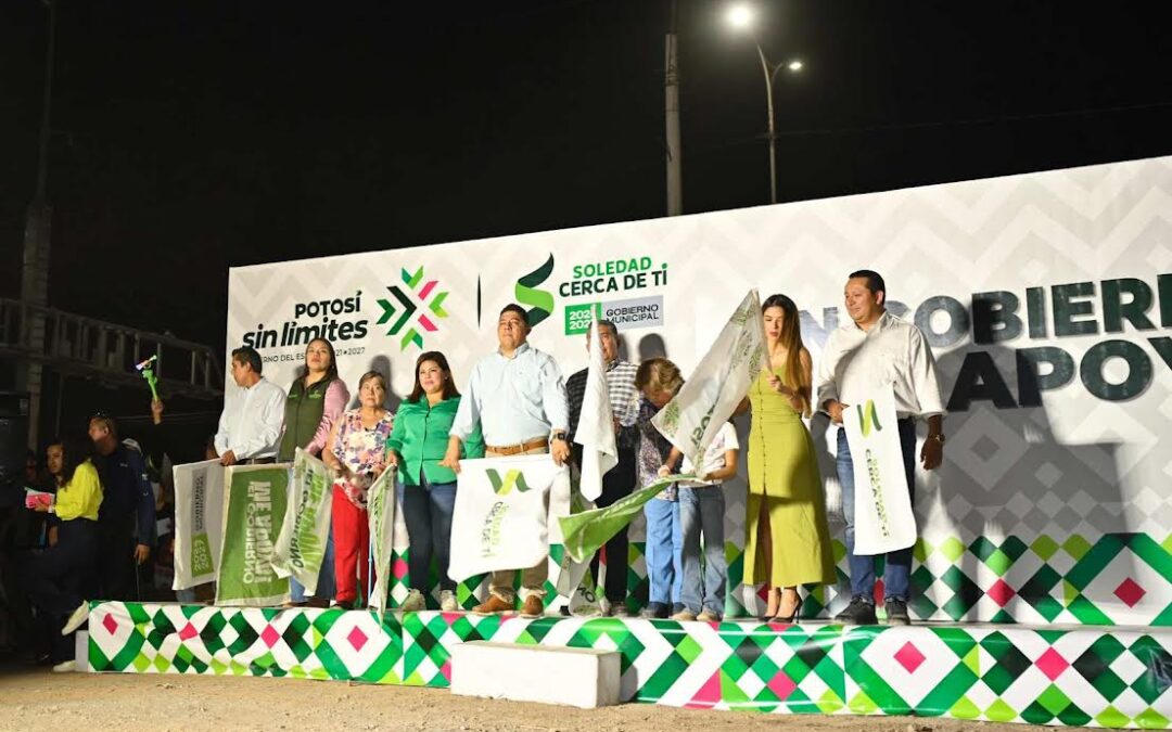 RICARDO GALLARDO CELEBRA A NIÑEZ SOLEDENSE CON ARRANQUE DE PARQUE LINEAL