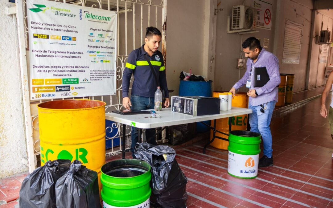 GRAN PARTICIPACIÓN EN JORNADA DE ACOPIO DE MATERIAL ELECTRÓNICO EN LA COLMENA