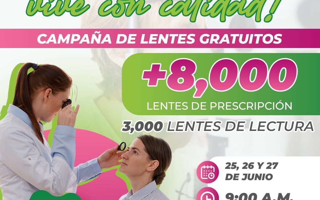 INVITAN A CAMPAÑA DE LENTES GRATUITOS EN CIUDAD VALLES