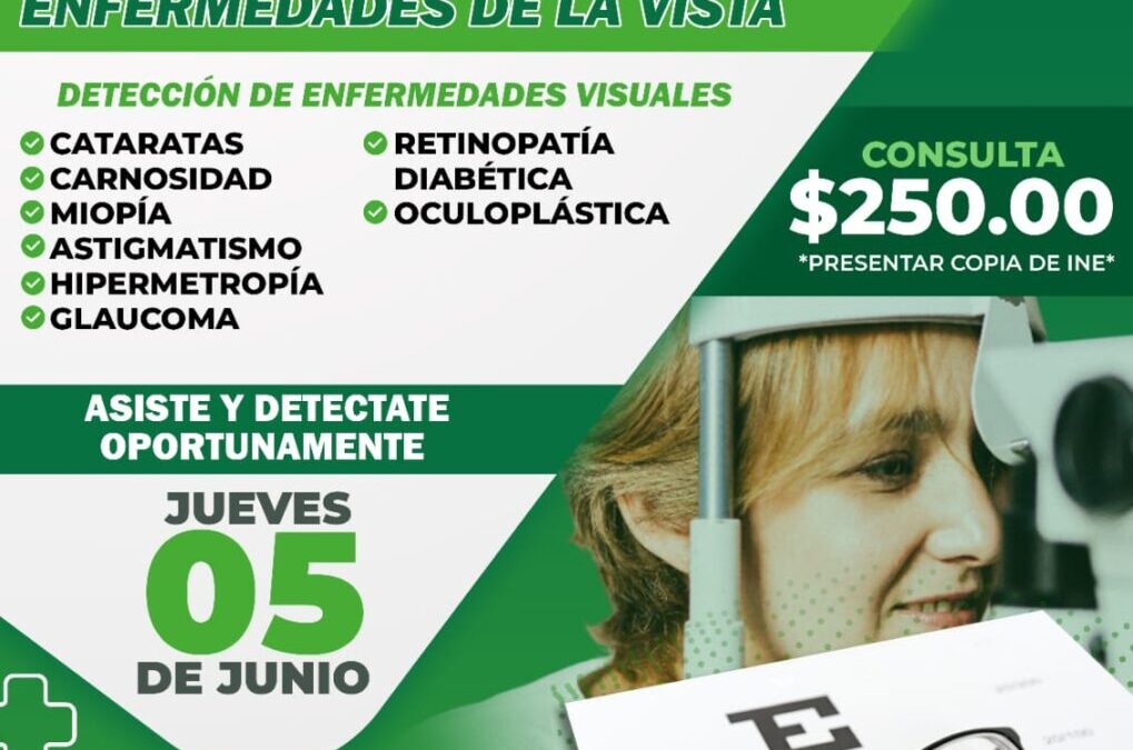 ✅️ El H. Ayuntamiento de Ciudad Valles, a través de la Dirección de Participación Ciudadana, y en colaboración con el Instituto de la Visión y el Hospital La Carlota de Montemorelos, Nuevo León, invitan a la población a acudir a la brigada de detección de enfermedades de la vista.