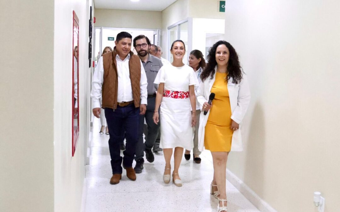 RICARDO GALLARDO Y CLAUDIA SHEINBAUM INAUGURAN INFRAESTRUCTURA CLAVE EN SLP