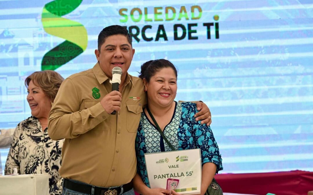 RICARDO GALLARDO REAFIRMA APOYO SIN LÍMITES A LAS MADRES EN SOLEDAD Y LA CAPITAL