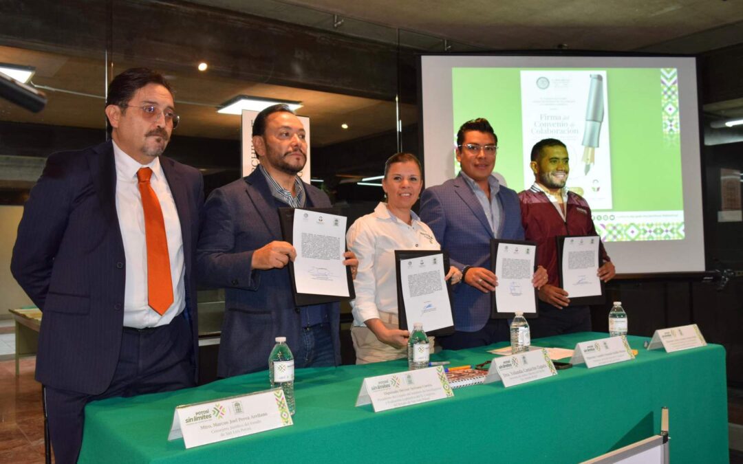 FIRMAN CONVENIO PARA PRESERVAR LA MEMORIA LEGISLATIVA DE SLP