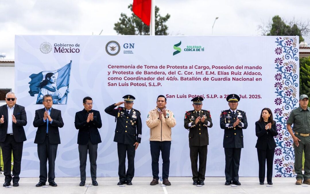 COORDINACIÓN SIN LÍMITES FORTALECE LA PAZ Y LA GOBERNABILIDAD EN SAN LUIS