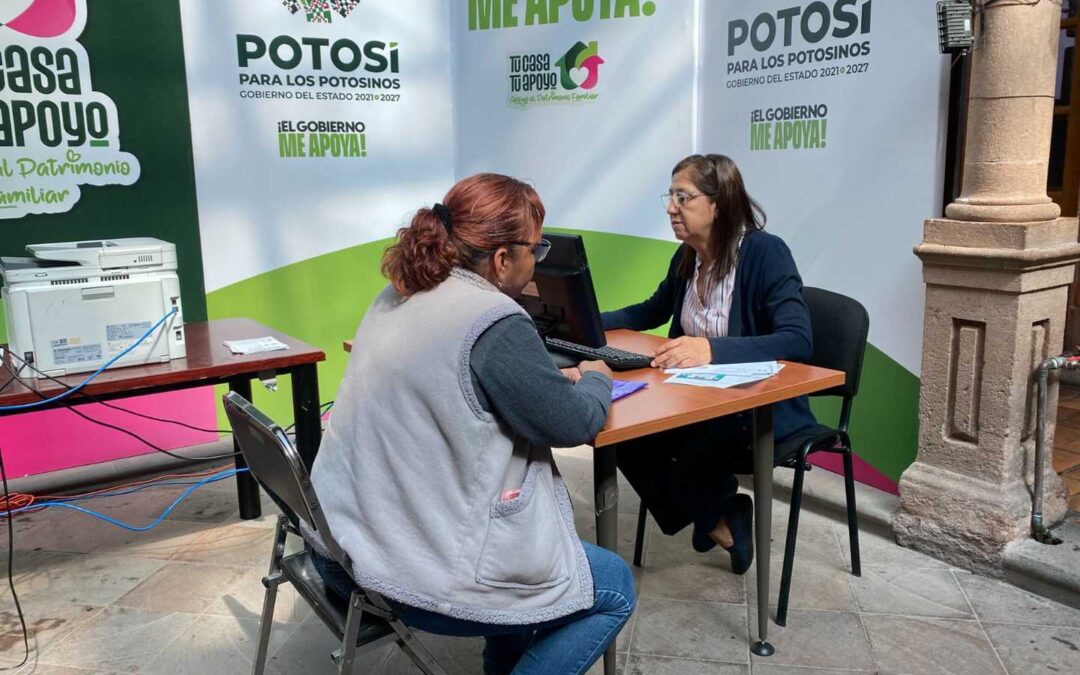 PROGRAMA TU CASA TU APOYO CON MÁS DE 7 MIL SOLICITUDES EN SLP CAPITAL