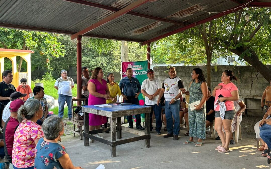 AVANZA LA INTEGRACIÓN DE COMITÉS DE PARTICIPACIÓN EN LA COLONIA VICTOR MANUEL SANTOS DE TAMUÍN