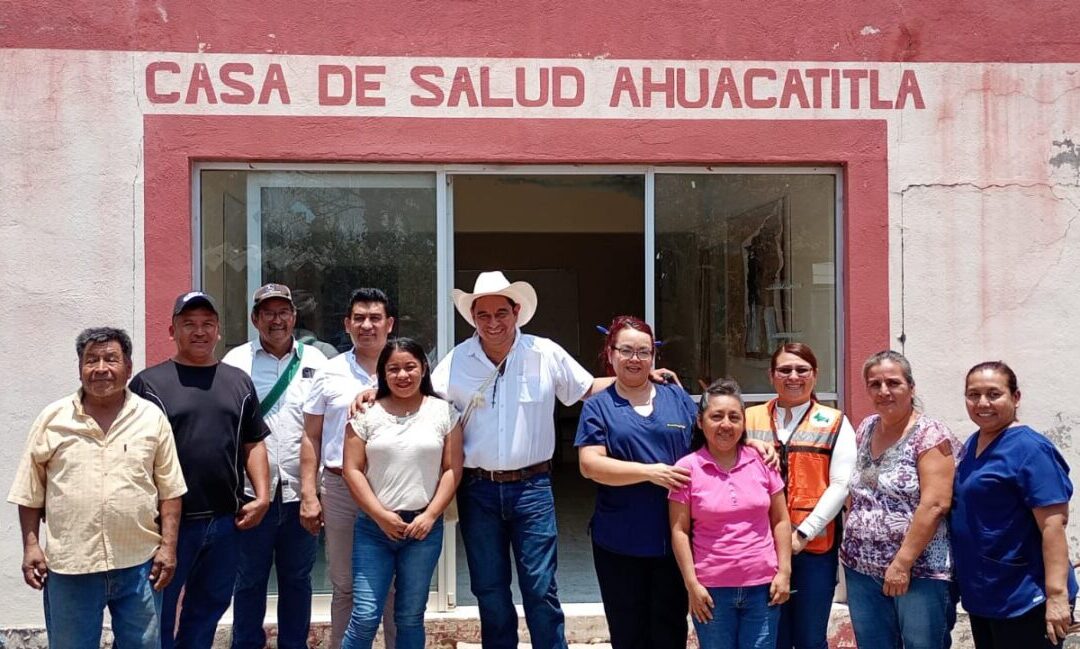 MARCELINO BAUTISTA ANUNCIÓ CONSTRUCCIÓN DE NUEVA CASA DE SALUD EN NUEVO AHUACATITLA