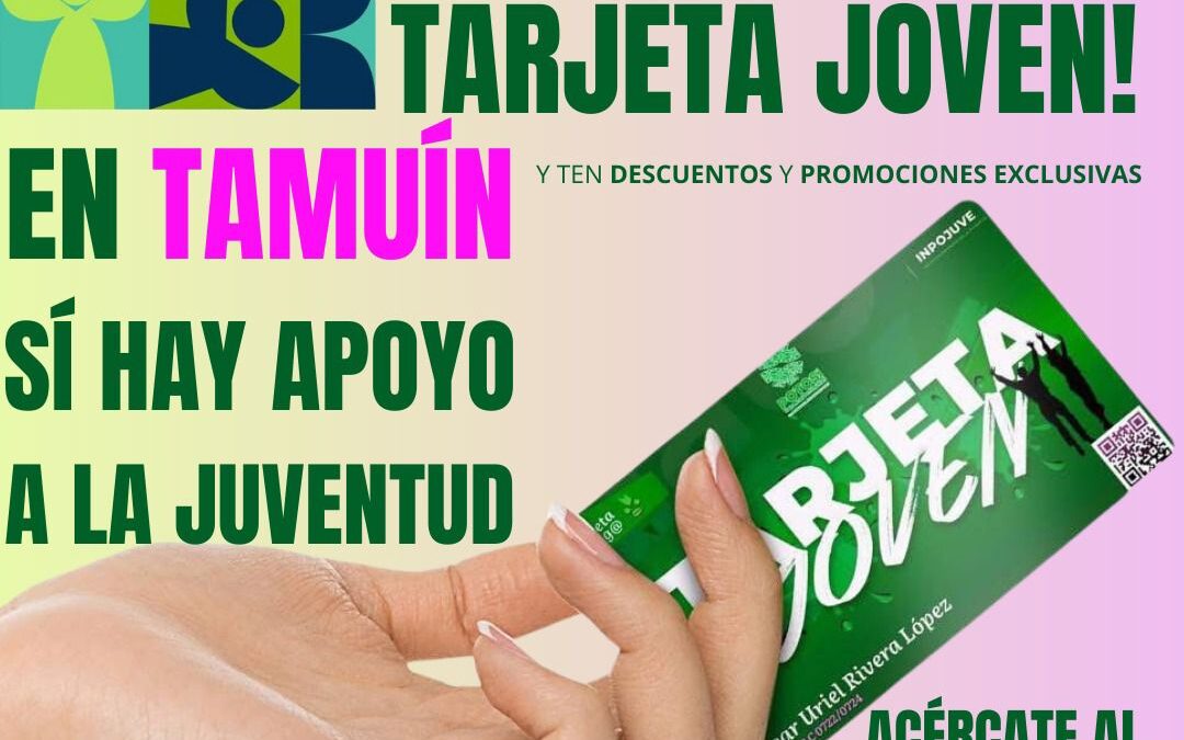 EXHORTAN A COMERCIOS LOCALES A SUMARSE AL PROGRAMA DE DESCUENTOS PARA JÓVENES DE TAMUÍN