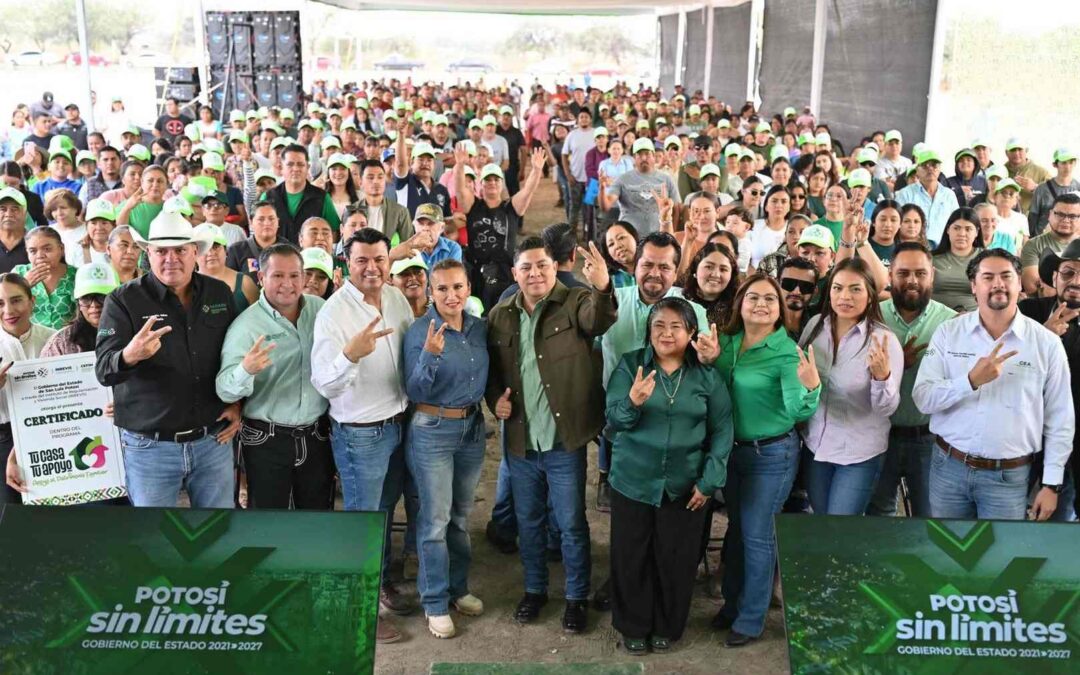 EN 2026 FAMILIAS POTOSINAS TENDRÁN MÁS LOTES GRATUITOS: RICARDO GALLARDO