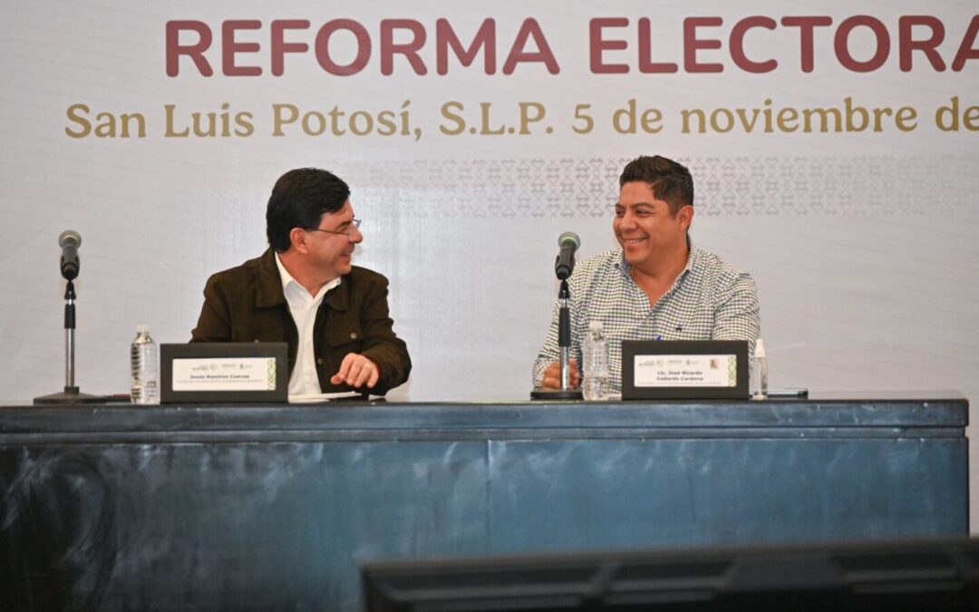 RICARDO GALLARDO PARTICIPA EN INICIO DE AUDIENCIA PÚBLICA PARA LA REFORMA ELECTORAL EN SLP
