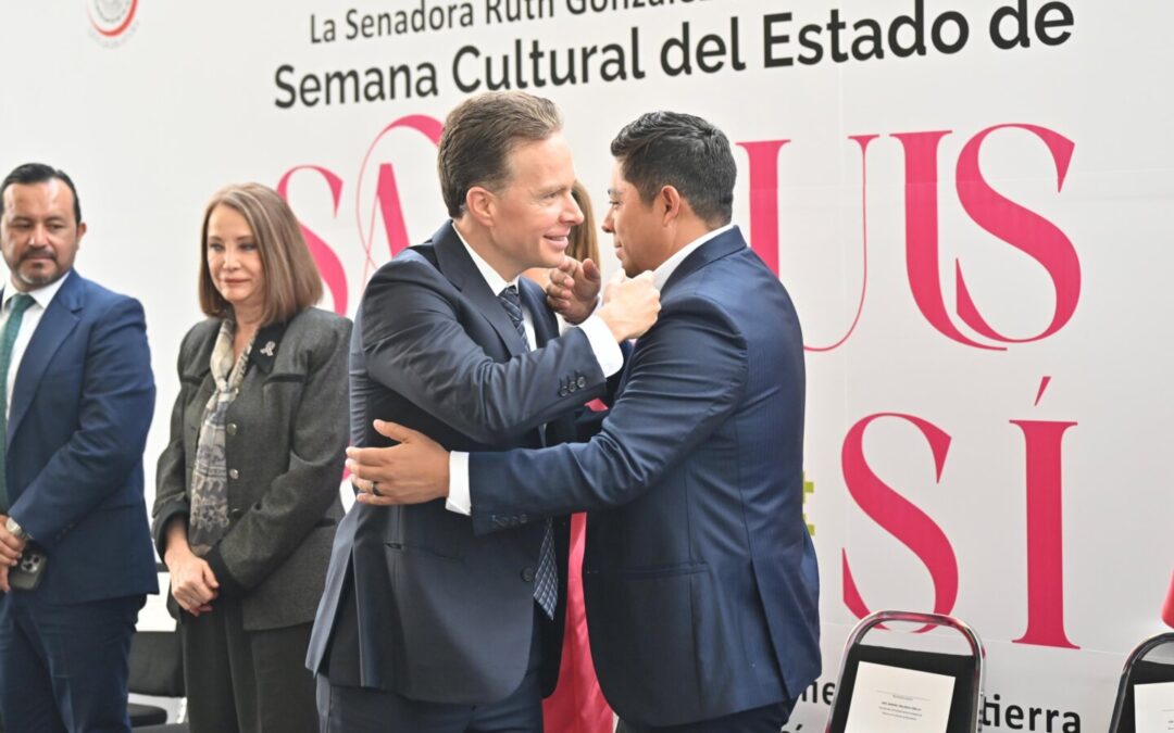 RICARDO GALLARDO PARTICIPA EN INAUGURACIÓN DE LA SEMANA CULTURAL DE SAN LUIS POTOSÍ EN EL SENADO