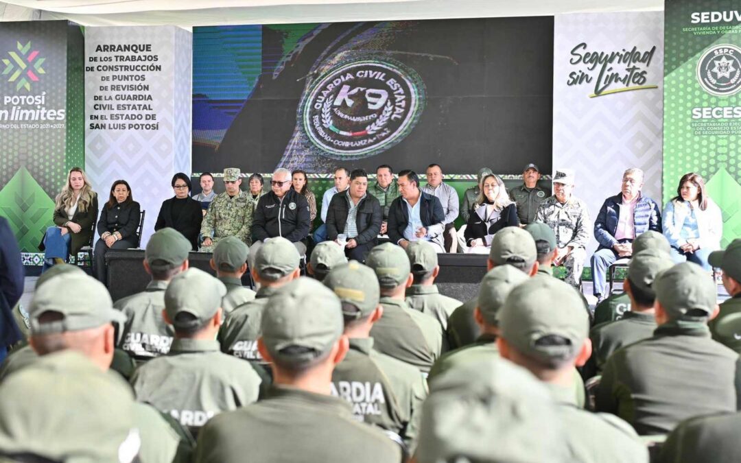 RICARDO GALLARDO PONE EN MARCHA 15 PUNTOS ESTRATÉGICOS DE SEGURIDAD EN SLP