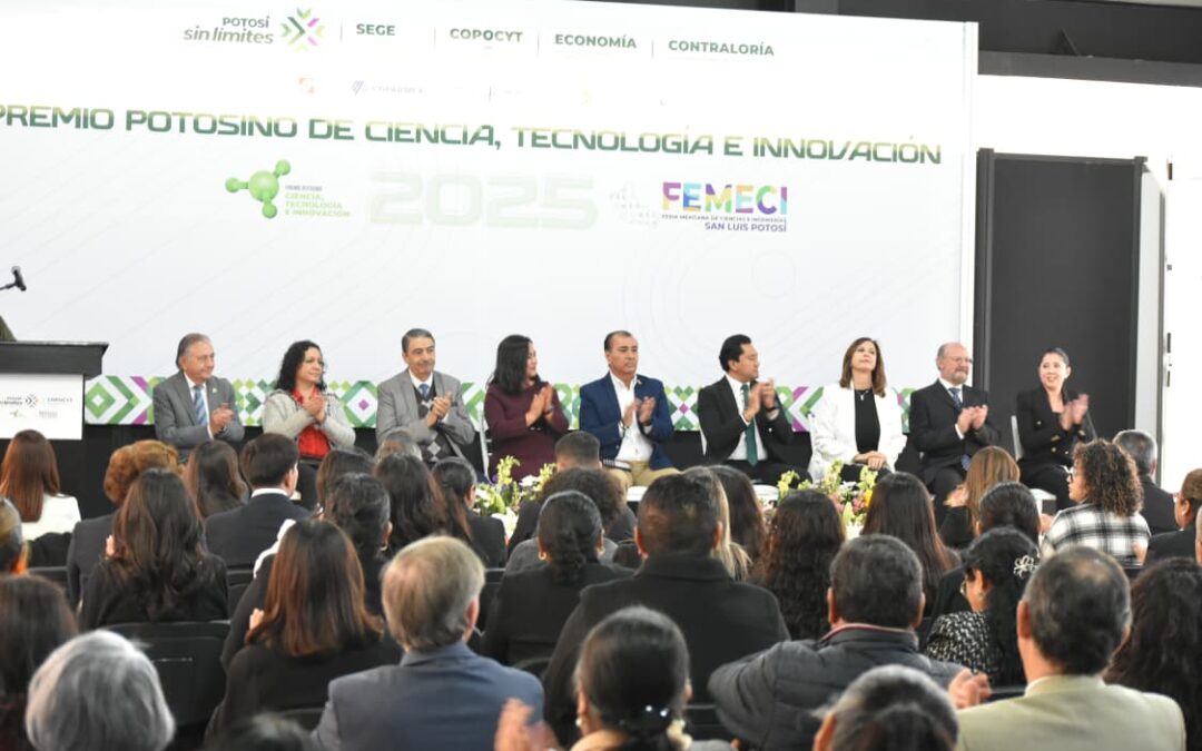 SAN LUIS POTOSÍ RECONOCE LA EXCELENCIA CIENTÍFICA CON EL PREMIO POTOSINO 2025