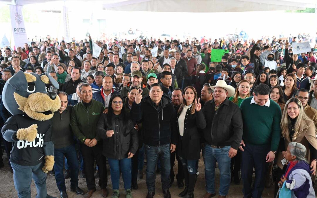 RICARDO GALLARDO INICIA CONSTRUCCIÓN DE COBACH EN VILLA DE ARRIAGA