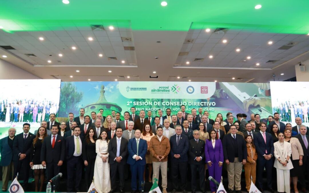 RICARDO GALLARDO ENCABEZA SEGUNDA SESIÓN DEL CONSEJO NACIONAL DEL NOTARIADO MEXICANO