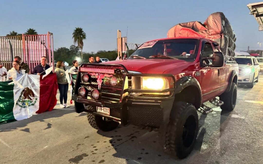 QUINTA CARAVANA DEL MIGRANTE POTOSINO PARTE CON MÁS DE 500 FAMILIAS DESDE TEXAS