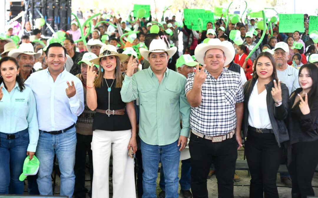 RICARDO GALLARDO LLEVA MODERNIZACIÓN Y DESARROLLO SOCIAL A VILLA DE ARRIAGA