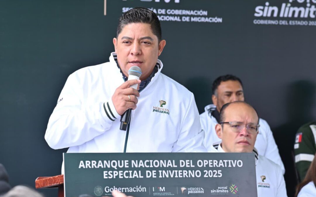 RICARDO GALLARDO ANUNCIA AUMENTO SALARIAL A POLICÍAS EN 2026