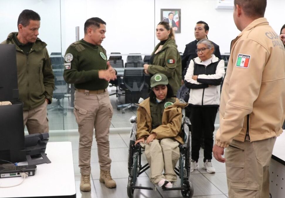 EJECUTIVO ESTATAL CUMPLE SUEÑO DE JOVEN DE SER POLICÍA HONORARIA POR UN DÍA