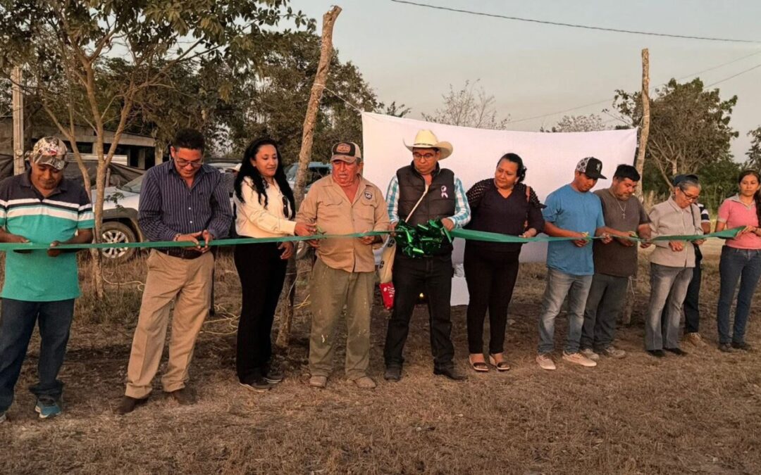 GOBIERNO MUNICIPAL DE TAMUÍN ENTREGA OBRA DE ELECTRIFICACIÓN EN NCPE SANTA MARTHA
