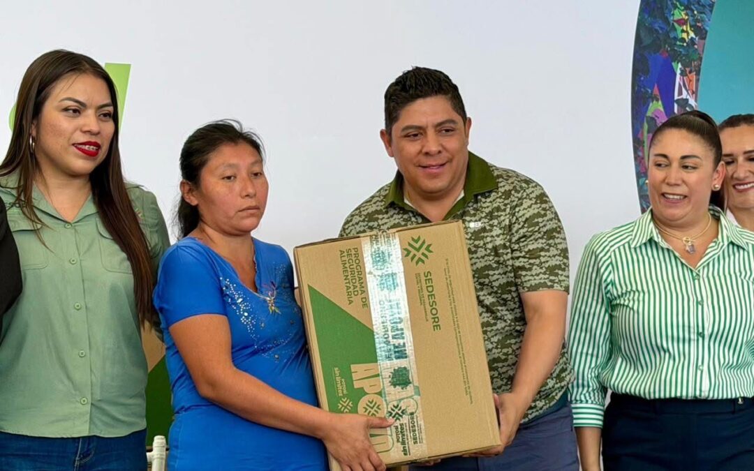 GOBIERNO ESTATAL AVANZA EN ENTREGA DE APOYOS ALIMENTARIOS