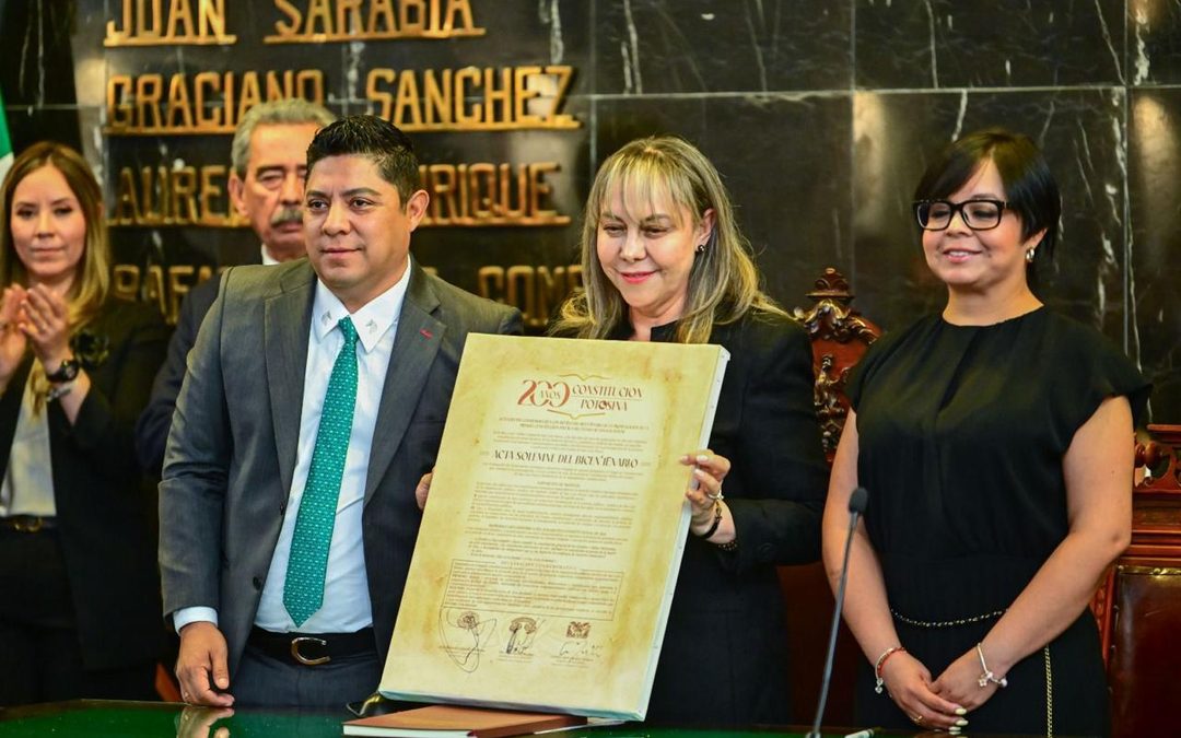 EL GOBERNADOR DEL ESTADO, RICARDO GALLARDO CARDONA, ENALTECE EL BICENTENARIO DE LA CONSTITUCIÓN POLÍTICA DE SAN LUIS POTOSÍ
