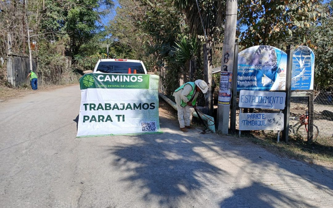 GOBIERNO PREPARA CAMINOS DE LA HUASTECA PARA RECIBIR EL XANTOLO 2026
