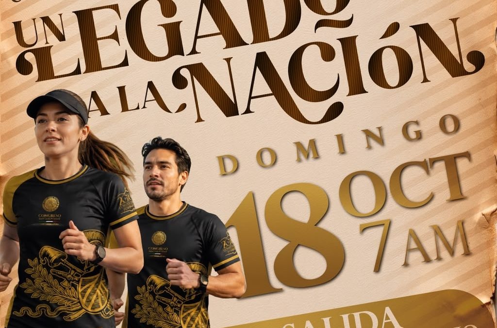 SE REALIZARÁ CARRERA ATLÉTICA “UN LEGADO A LA NACIÓN”, ESTE DOMINGO 18 DE OCTUBRE, EN EL PARQUE TANGAMANGA 1.