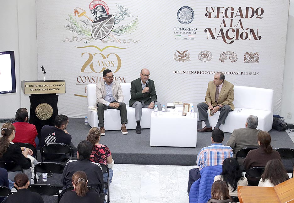 SE PRESENTÓ EL LIBRO “EL CONGRESO DEL ESTADO DE SAN LUIS POTOSÍ Y LA NACIÓN. SELECCIÓN 1824-1923”